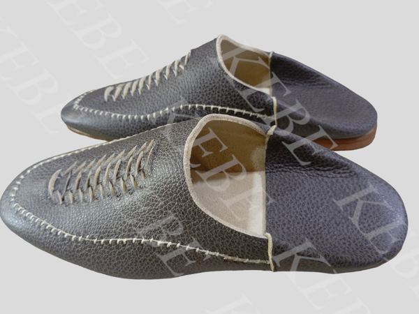 Babouche en cuir