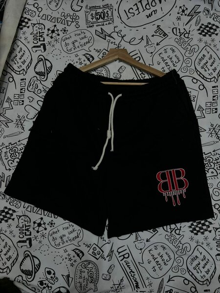 Shorts de sport noirs