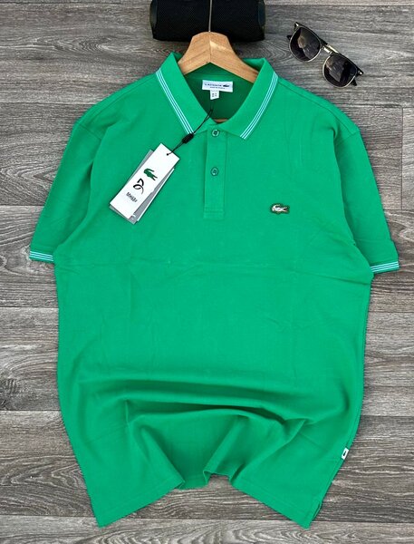 Polo vert pour homme