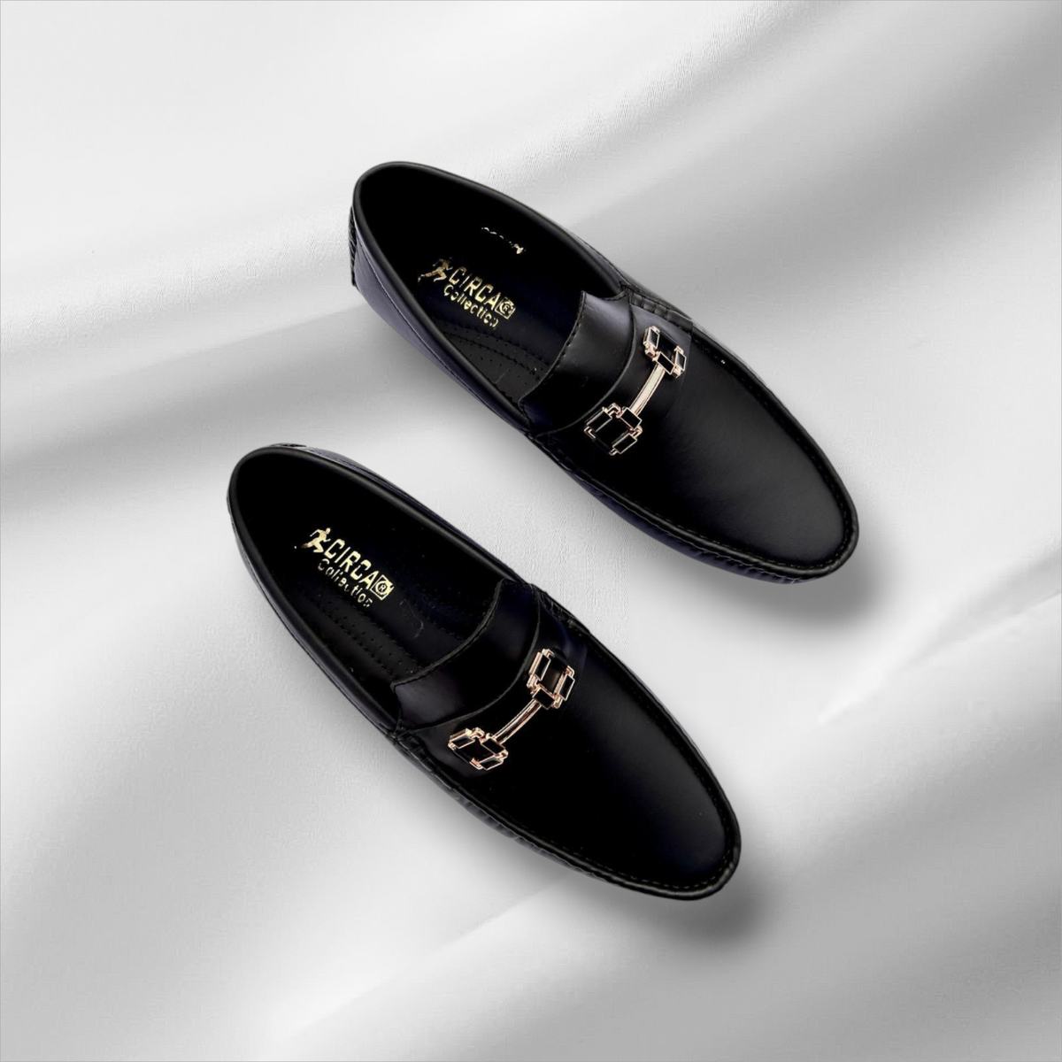 Men's casual and formal synthetic leather loafer shoes