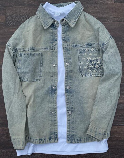 Veste en jean tendance homme
