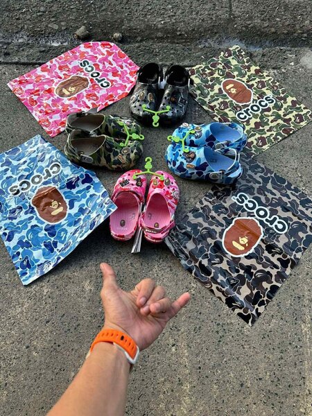 Crocs bape disponible de 37-45