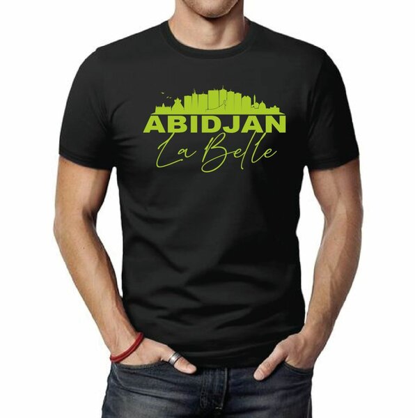 T-shirt fluorescent Abidjan