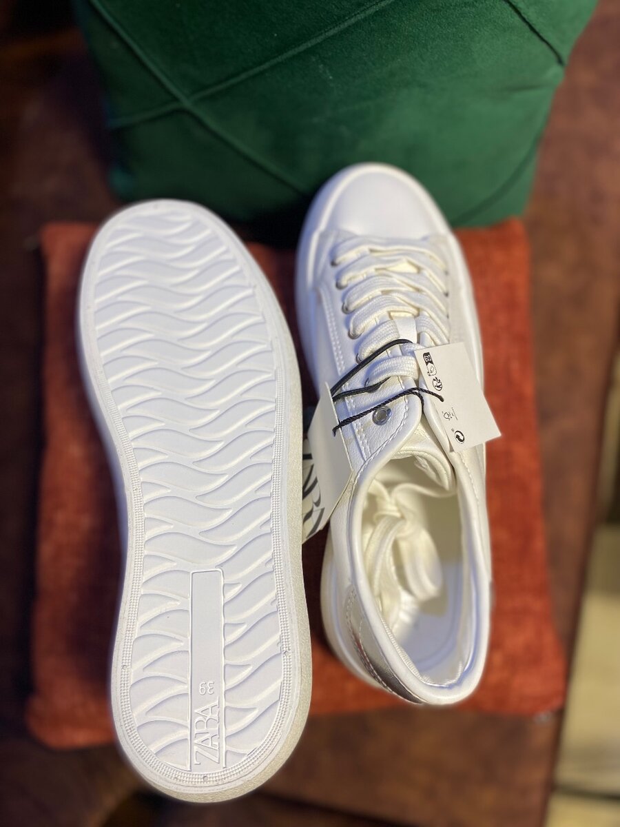 Baskets blanches élégantes ZRA