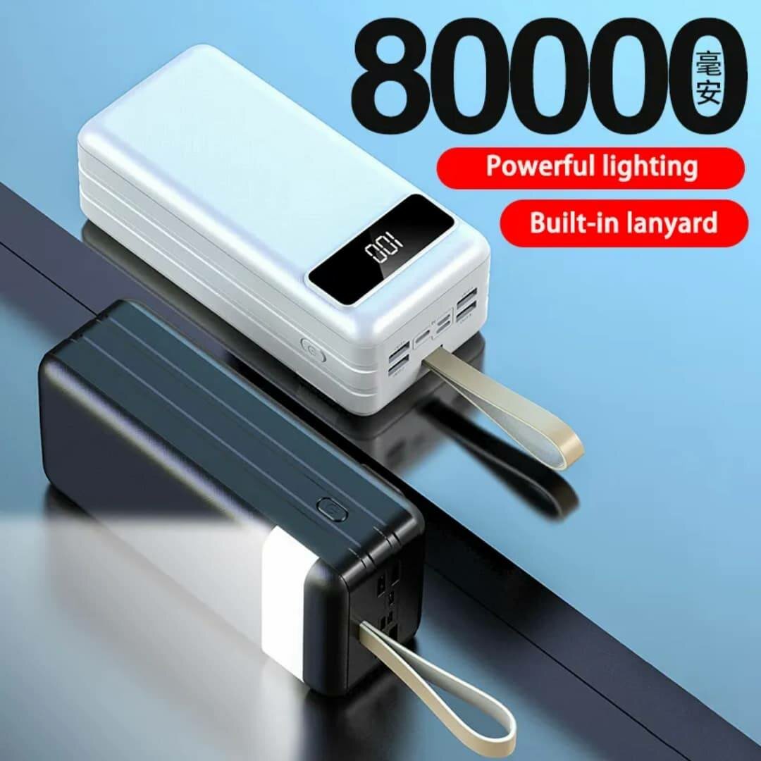 Power Bank 80000 mah chargeur de téléphone portable charge r