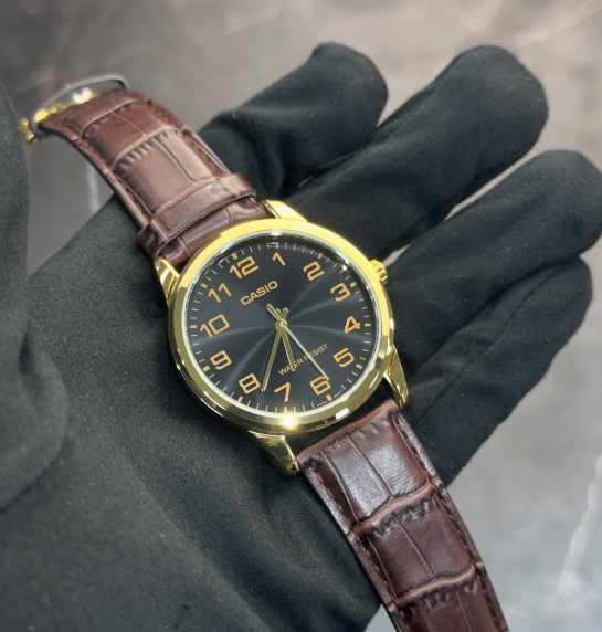 Casio черные часы 