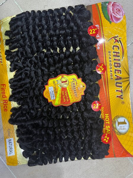 Cheveux Bouclés Métisse 22"