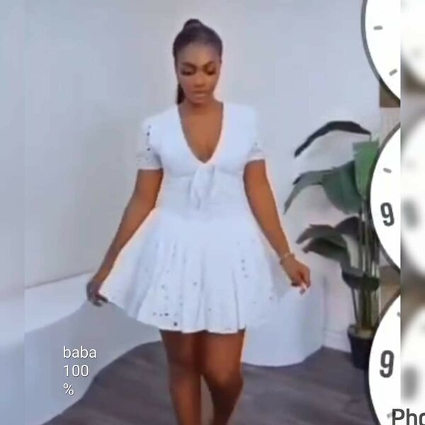 Robe blanche élégante