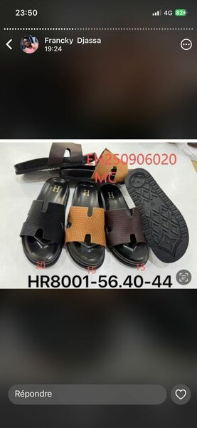 Sandales en cuir élégantes