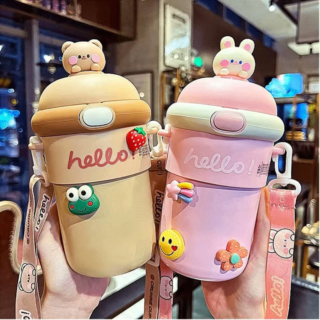 Gourde kawaii avec attaches