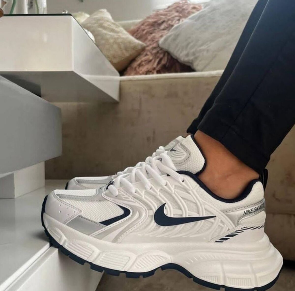 Baskets de Course Blanches