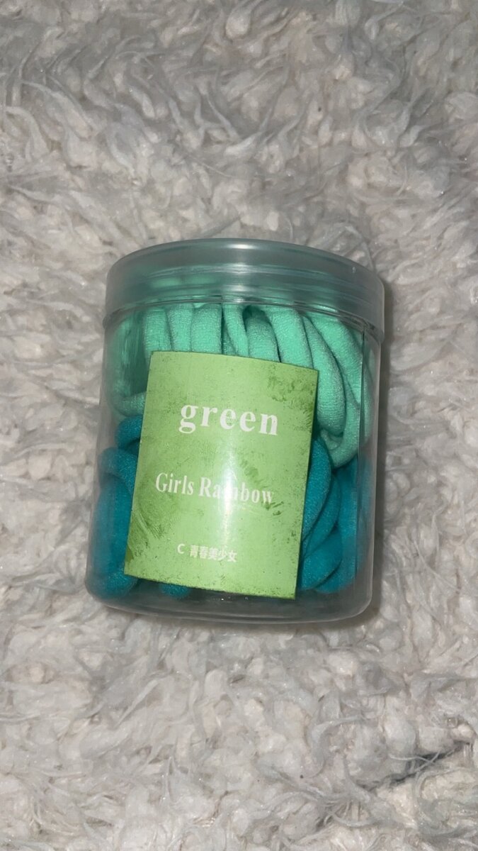 Élastiques à cheveux multicolores