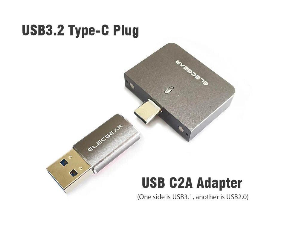 Boîtier externe mini SSD ElecGear pour SSD M.2 NVMe 2230,