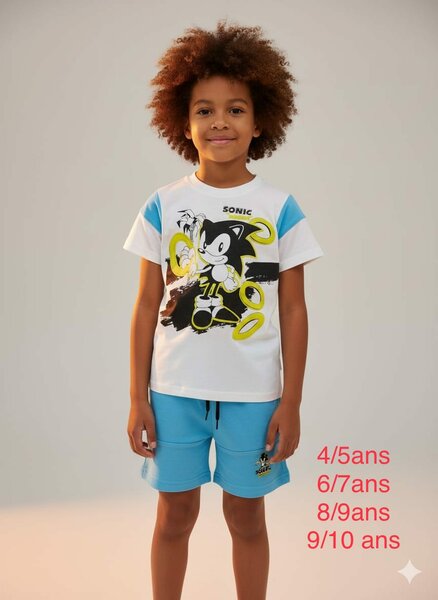 T-shirts et shorts enfants