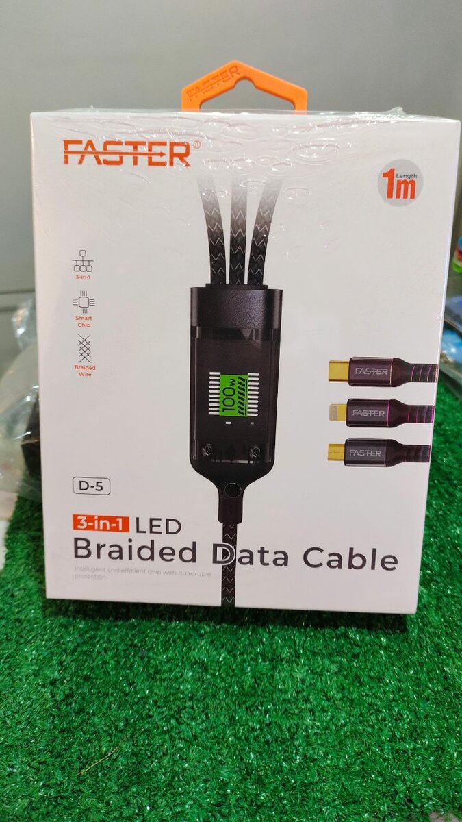 Faster 3in1 Data Cable