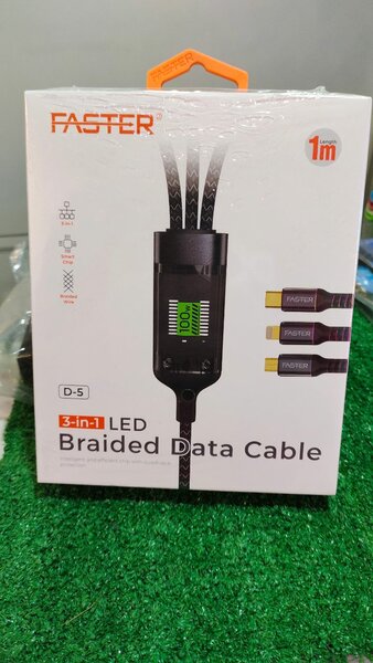 Faster 3in1 Data Cable