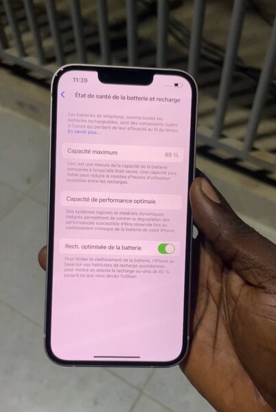 13 simple 128Go Rose