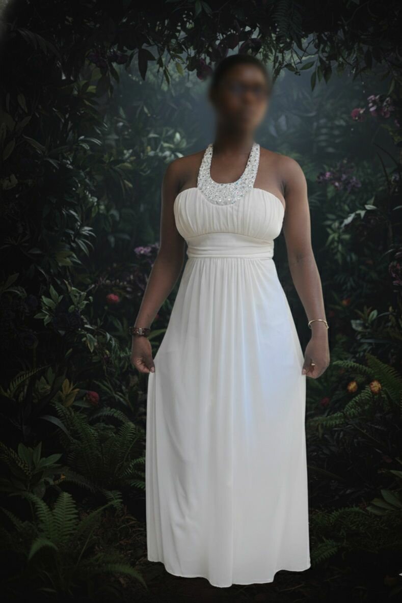 Robe blanche élégante