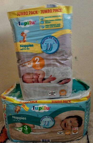 Baby diapers and wipes