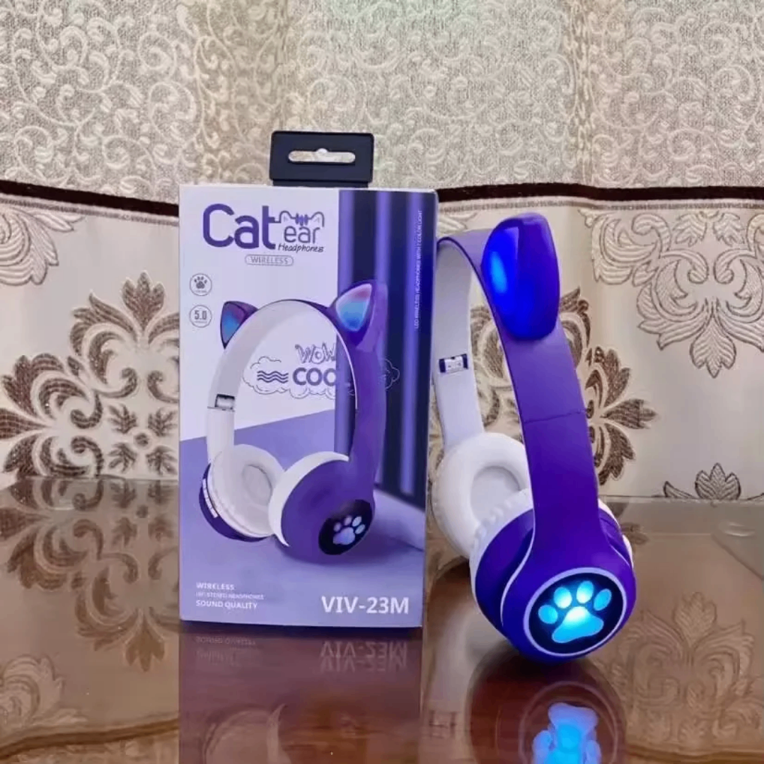 Casque Bluetooth Oreilles de Chat