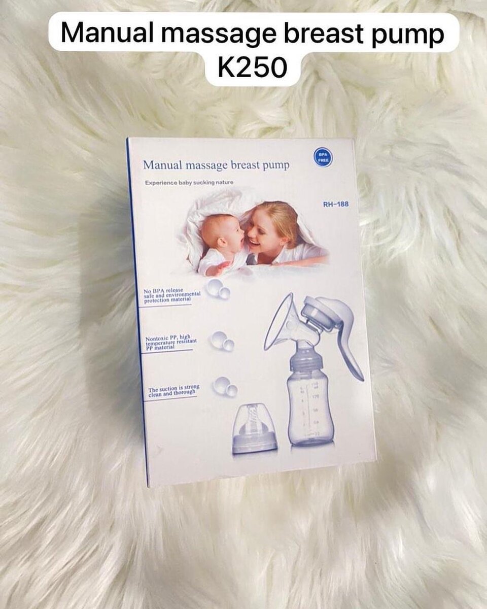 Manual breast pump