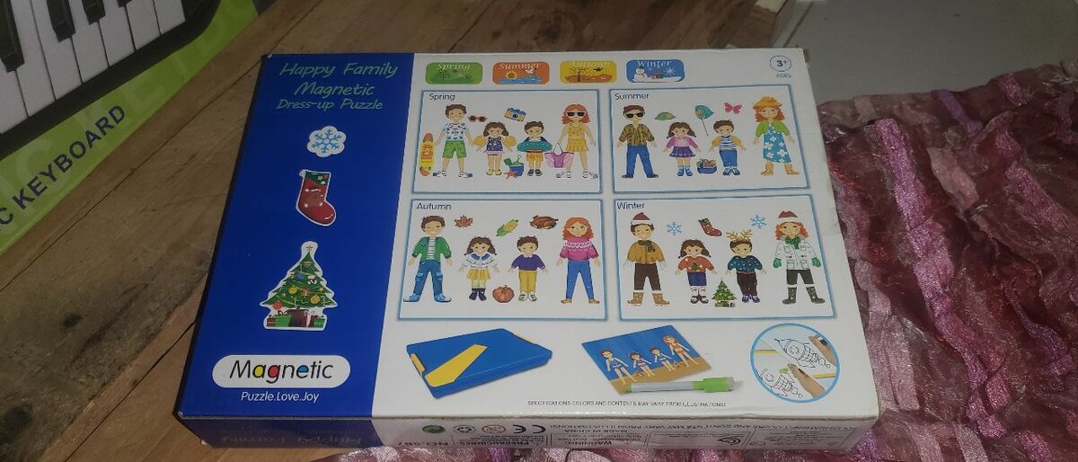 Magnétique dress up puzzle