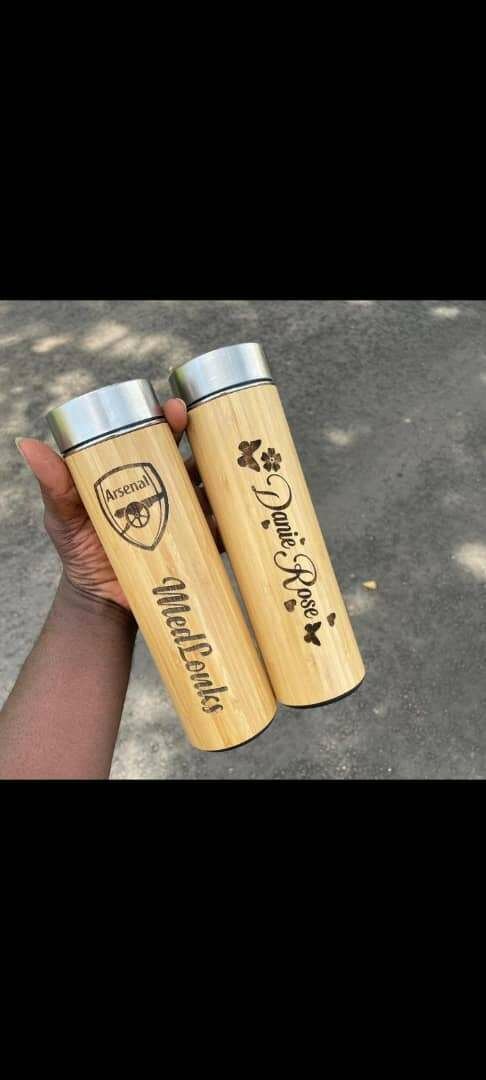 Bamboo bottle