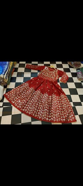 Fixed mirror maxiy Rao silk Fabric (10 colours option availa