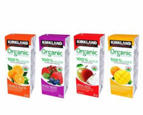 Kirkland 100% organic juice