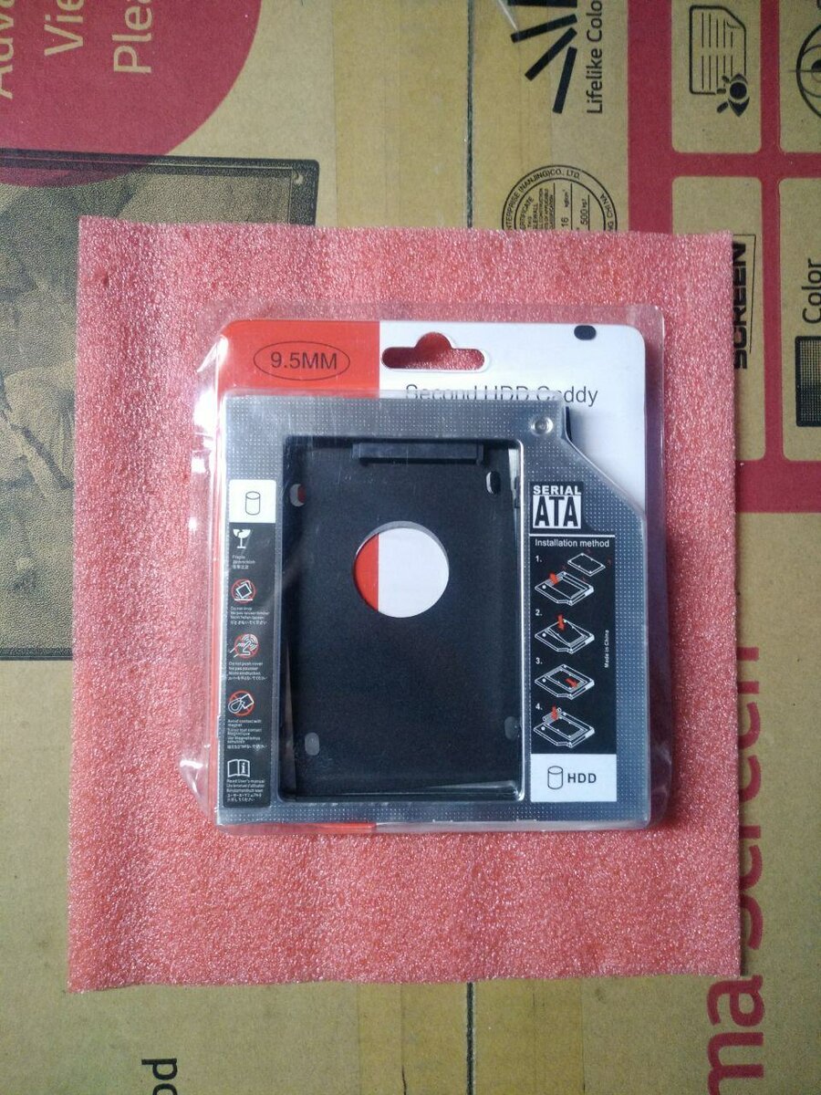 Optibay коробка для жесткого диска SSD 9,0мм 9,5мм