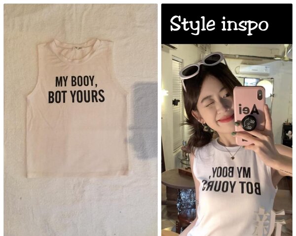 Salaula crop tops and tops