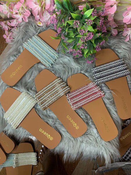 Tongs Éblouissants Strass