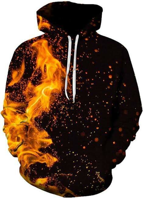 Gents 3D print hoodie