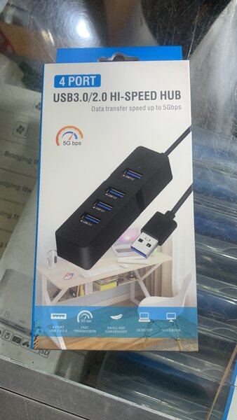 Hub USB 3.0/2.0 à 4 ports