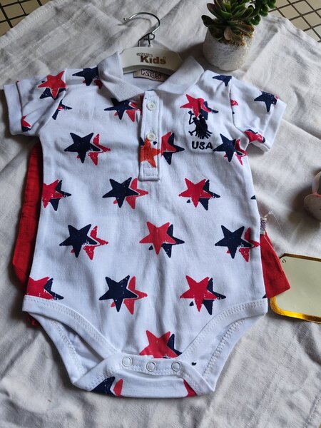 Body bébé étoiles USA