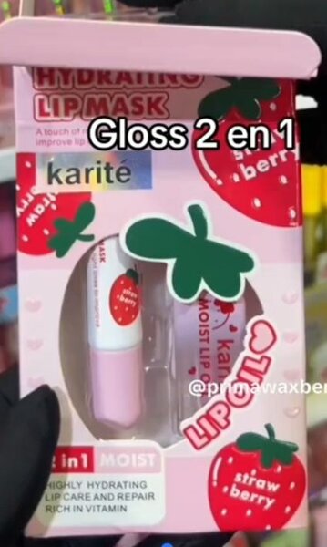 Masque à lèvres hydratant 2 en 1