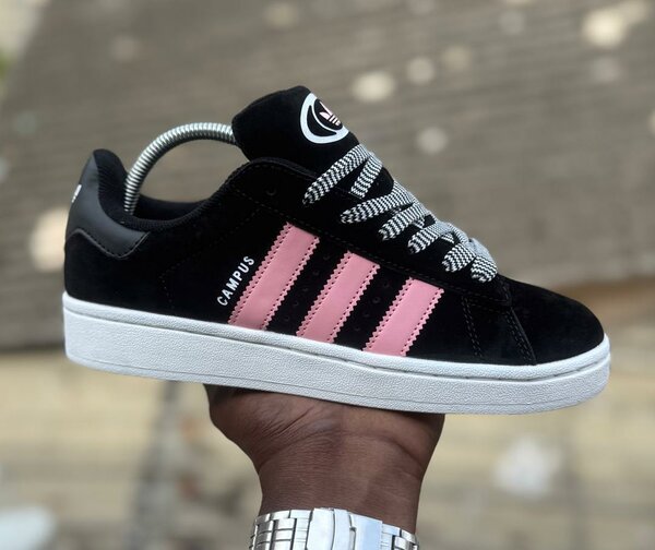 Baskets Campus Noir Rose