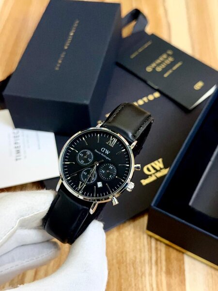 Montre homme élégante cuir