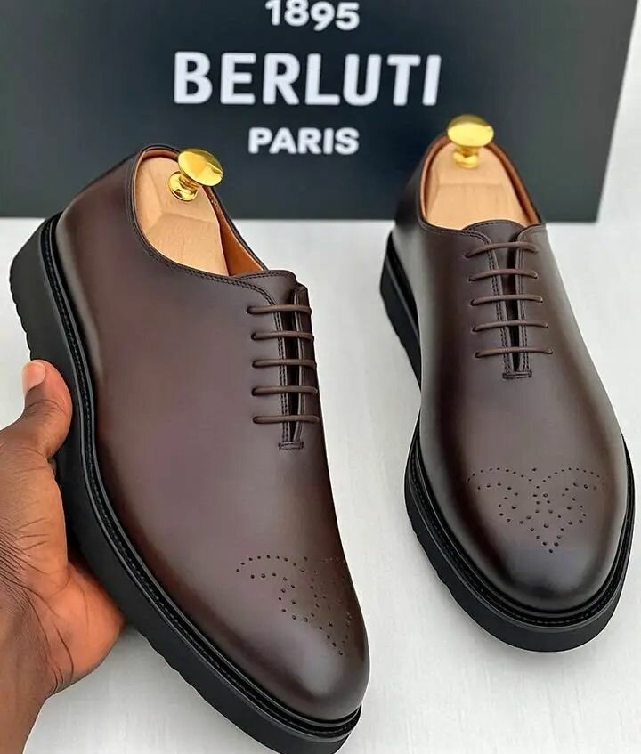 Chaussures Derby en cuir élégantes