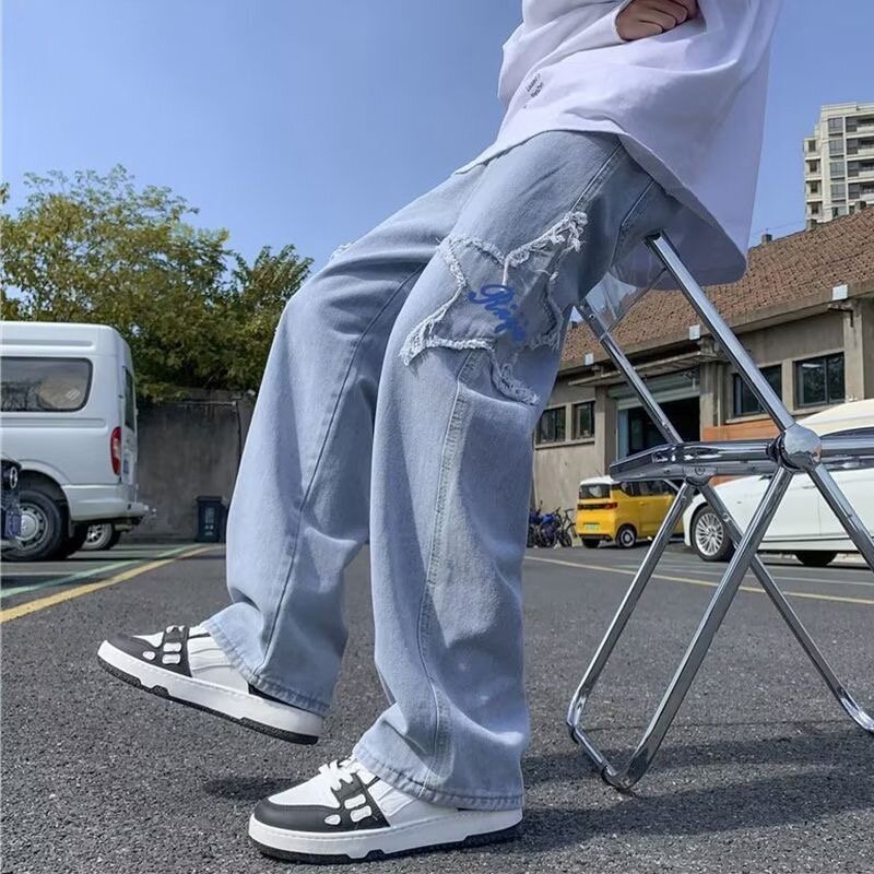 Jeans larges décontractés