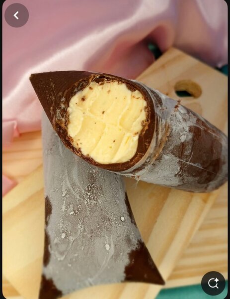 Glace enrobée de chocolat