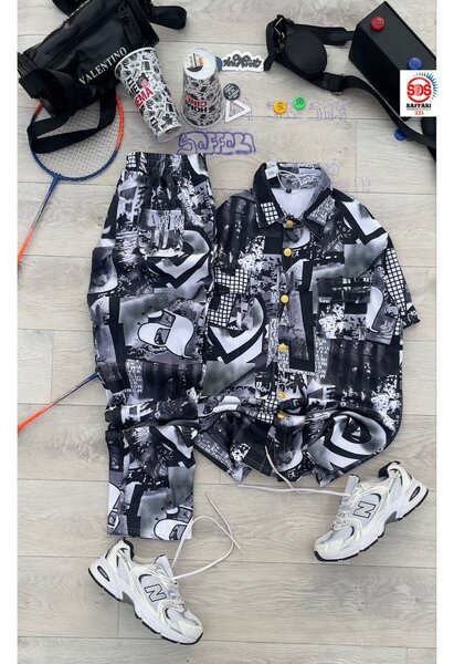 Ensemble chemise et pantalon urbain