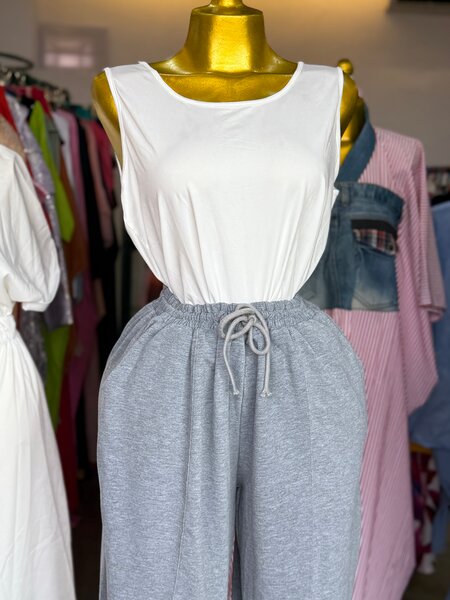 Ensemble décontracté gris