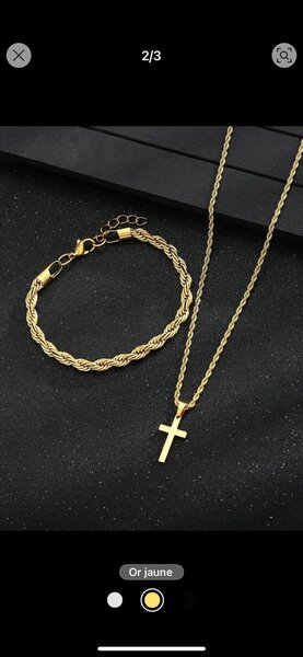 Ensemble Bijoux Or et Argent