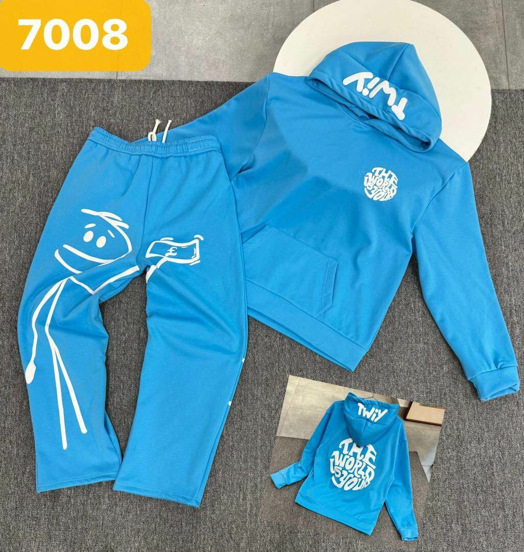 Ensemble de survêtement bleu