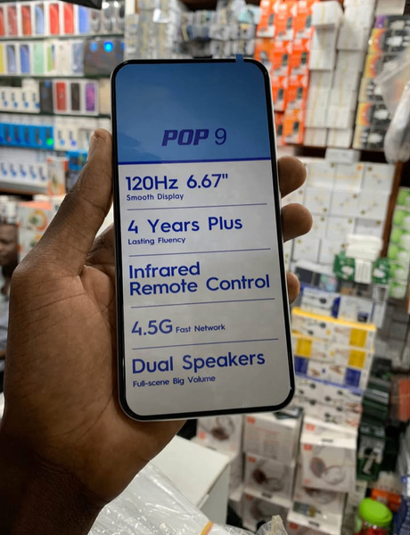 Smartphone POP 9 4.5G 128GB