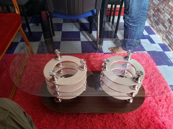 Table basse en verre moderne