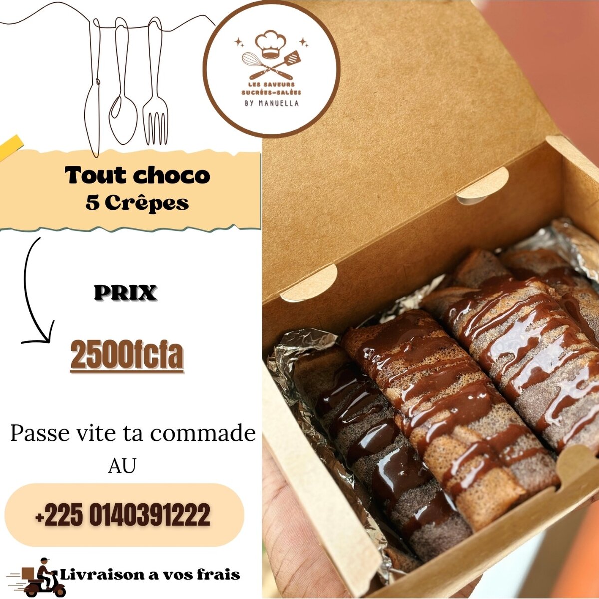 Délicieuses Crêpes Gourmandes