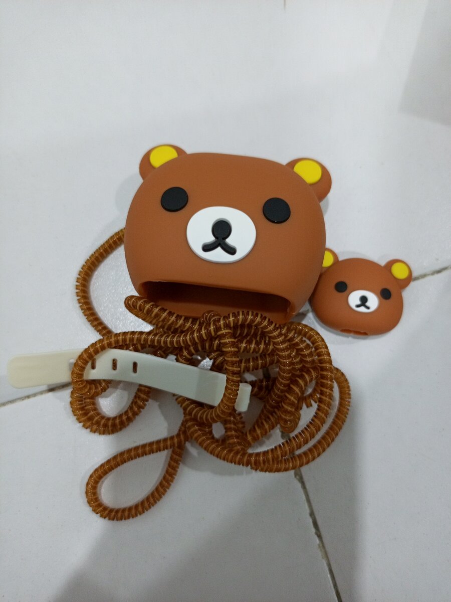 Câble de charge ours mignon