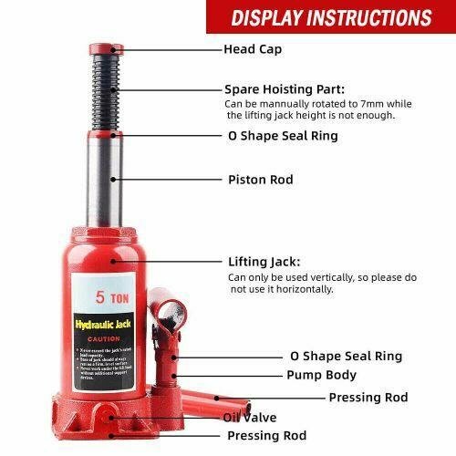 Cric hydraulique 5 tonnes